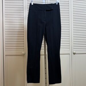 Veronica Beard Black Boot Cut Seamed Front Pants Size 4